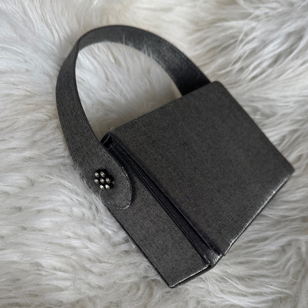 Classic Women's Evening Bag in Metallic Gray